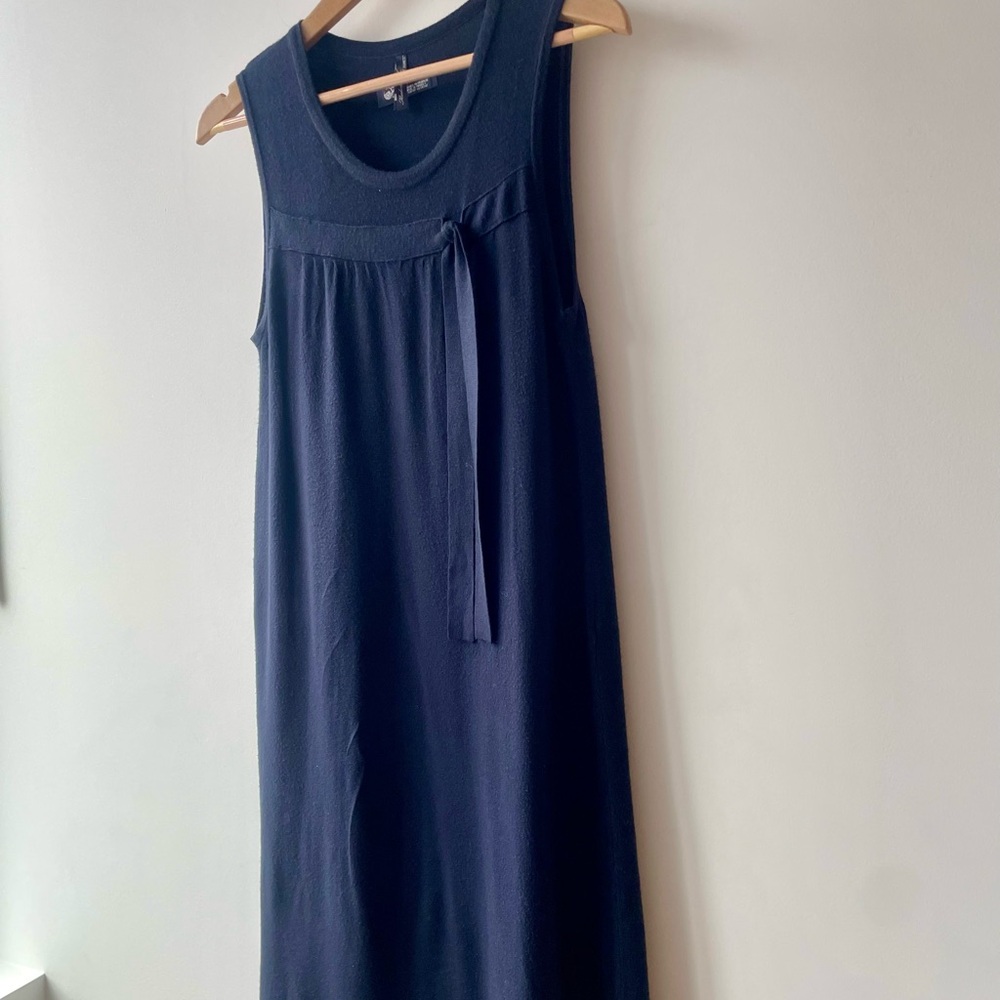 Saint James Navy Knit Sleeveless Dress - USA size 4